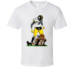 Juju Pittsburgh Football Standing Over Burfict T Shirt