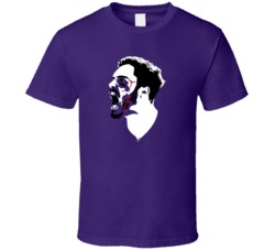 Nolan Arenado Bloody Face Colorado Baseball Baseman Art T Shirt