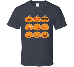 Pumpkin Emoji Funny Cool Halloween Costume T Shirt Pumpkin Emoji Funny Cool Halloween Costume T Shirt