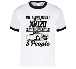 Jaguar Xk120 All I Care About Is Maybe 3 People Worn Look T Shirt