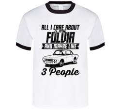 Lancia Fulvia All I Care About Is Maybe 3 People Worn Look T Shirt
