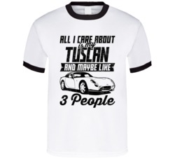 Tvr Tuscan All I Care About Is Maybe 3 People Worn Look T Shirt