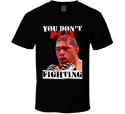 Antonio Silva You Don't Play Fighting Mma Martial Arts Fighter T Shirt