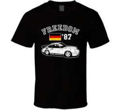 1987 Ruf Ctr Yellow Bird Freedom Car Fan Worn Look T Shirt