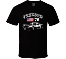 1978 Lincoln Continental Freedom Car Fan Worn Look T Shirt