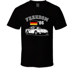 1986 Porsche 959 Freedom Car Fan Worn Look T Shirt 1986 Porsche 959 Freedom Car Fan Worn Look T Shirt