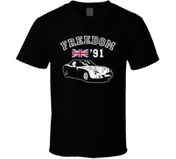 1991 Tvr Griffith Freedom Car Fan Worn Look T Shirt 1991 Tvr Griffith Freedom Car Fan Worn Look T Shirt