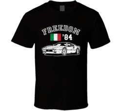 1984 Ferrari 288 Gto Freedom Car Fan Worn Look T Shirt 1984 Ferrari 288 Gto Freedom Car Fan Worn Look T Shirt