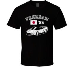 1995 Honda Nsx Freedom Car Fan Worn Look T Shirt 1995 Honda Nsx Freedom Car Fan Worn Look T Shirt