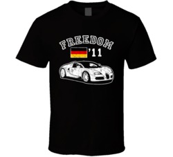 2011 Bugatti Veyron Grand Sport Freedom Car Fan Worn Look T Shirt 2011 Bugatti Veyron Grand Sport Freedom Car Fan Worn Look T Shirt
