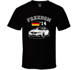 2014 Bmw M2 Freedom Car Fan Worn Look T Shirt 2014 Bmw M2 Freedom Car Fan Worn Look T Shirt