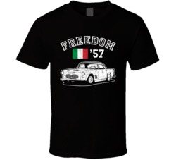 1957 Masareti 3500 Gt Freedom Car Fan Worn Look T Shirt 1957 Masareti 3500 Gt Freedom Car Fan Worn Look T Shirt