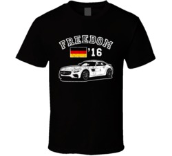 2016 Mercedes Benz Amg Gt Freedom Car Fan Worn Look T Shirt 2016 Mercedes Benz Amg Gt Freedom Car Fan Worn Look T Shirt