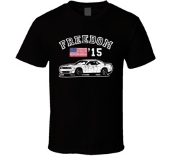2015 Dodge Challenger Srt Hellcat Freedom Car Fan Worn Look T Shirt 2015 Dodge Challenger Srt Hellcat Freedom Car Fan Worn Look T Shirt