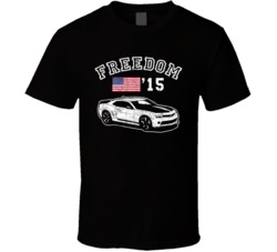 2015 Chevrolet Camaro Z28 Freedom Car Fan Worn Look T Shirt 2015 Chevrolet Camaro Z28 Freedom Car Fan Worn Look T Shirt