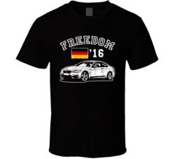 2016 Bmw 4-series Freedom Car Fan Worn Look T Shirt 2016 Bmw 4-series Freedom Car Fan Worn Look T Shirt