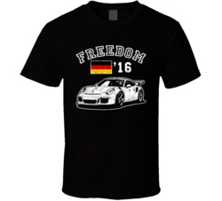 2016 Porsche Cayman Gt4 Freedom Car Fan Worn Look T Shirt 2016 Porsche Cayman Gt4 Freedom Car Fan Worn Look T Shirt