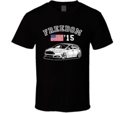 2015 Ford Fiesta St Freedom Car Fan Worn Look T Shirt 2015 Ford Fiesta St Freedom Car Fan Worn Look T Shirt