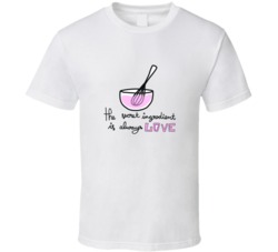 The Secret Ingredient Is Always Love Vector Illustration T Shirt