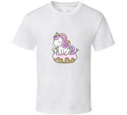 Cute Unicorn Vector Cake For Birthdays Sweet Dessert Kawaii Pony Carto