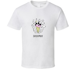 Cute Panda  Ice Cream Vector Illustration Baby Girl Panda In The Crown