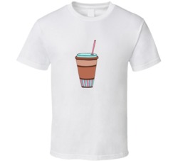 Coffee Break Hot Drink Print Design Vector Illustration T Shirt