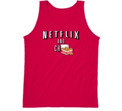 Netflix And Chicken Nuggets Funny Food Lover Tanktop Netflix And Chicken Nuggets Funny Food Lover Tanktop