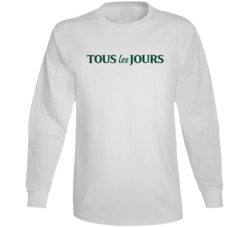 Tous Les Jours Popular Bakery Desserts Restaurant Long Sleeve Tous Les Jours Popular Bakery Desserts Restaurant Long Sleeve