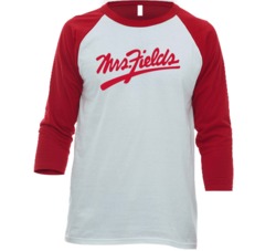 Mrs Fields Cookies Popular Bakery Desserts Raglan T Shirt