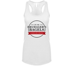 Bruegger's Restaurant Popular Restaurant Bagel Shop Womens Tanktop