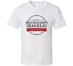 Bruegger's Restaurant Popular Restaurant Bagel Shop T Shirt