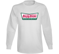 Krispy Kreme Popular Bakery Doughnut Shop Long Sleeve