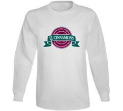 Tj Cinnamons Popular Gourmet Cinnamon Roll Restaurant Long Sleeve