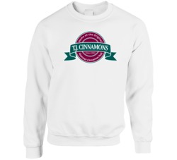 Tj Cinnamons Popular Gourmet Cinnamon Roll Restaurant Crewneck Sweatsh Tj Cinnamons Popular Gourmet Cinnamon Roll Restaurant Crewneck Sweatsh