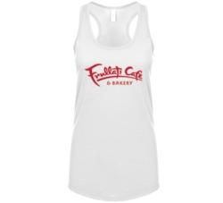 Frullati Cafe And Bakery Popular Restaurant Bakery Womens Tanktop Frullati Cafe And Bakery Popular Restaurant Bakery Womens Tanktop