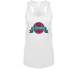 Tj Cinnamons Popular Gourmet Cinnamon Roll Restaurant Womens Tanktop Tj Cinnamons Popular Gourmet Cinnamon Roll Restaurant Womens Tanktop