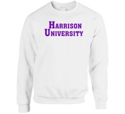 Harrison University Fictional College Old School Movie Fan Crewneck Sw