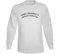 Mars University Fictional College Futurama Tv Show Fan Long Sleeve Mars University Fictional College Futurama Tv Show Fan Long Sleeve