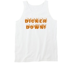 Dicker Down Cameron Dicker Kicker Texas Footbal Fan Tanktop