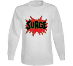Surge Citrus Flavored Soda Pop Drink Long Sleeve Surge Citrus Flavored Soda Pop Drink Long Sleeve