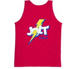 Jolt Cola First Carbonated Energy Drink Favorite Cola Tanktop Jolt Cola First Carbonated Energy Drink Favorite Cola Tanktop