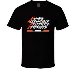 Hungry Accountable Relentless Determined Cleveland Football Fan T Shir Hungry Accountable Relentless Determined Cleveland Football Fan T Shir