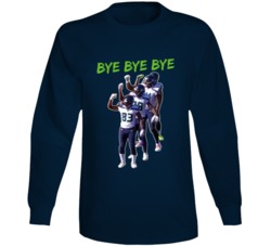 Seattle Celebration Dance Bye Bye Bye Seattle Football Fan Long Sleeve Seattle Celebration Dance Bye Bye Bye Seattle Football Fan Long Sleeve