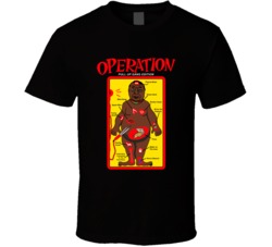 Operation Game Pull Up Gang Edition Music Lovers T Shirt Operation Game Pull Up Gang Edition Music Lovers T Shirt