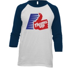 Thums Up Cola Popular Soda India Raglan T Shirt Thums Up Cola Popular Soda India Raglan T Shirt