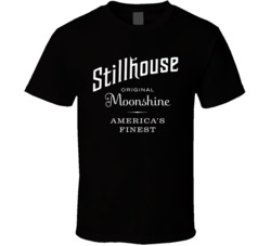 Stillhouse Original Moonshine Label Logo Booze Drinking T Shirt Stillhouse Original Moonshine Label Logo Booze Drinking T Shirt