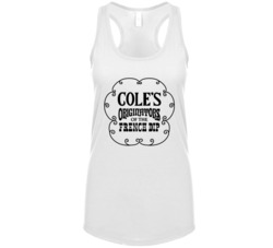 Cole's California's Most Historic Bar Alcohol Lovers Womens Tanktop Cole's California's Most Historic Bar Alcohol Lovers Womens Tanktop