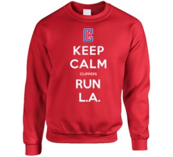 Keep Calm Basketball Teams Run La Los Angeles Sports Fan Crewneck Swea Keep Calm Basketball Teams Run La Los Angeles Sports Fan Crewneck Swea