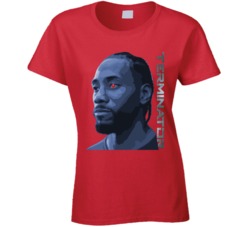 Kawhi Leonard Terminator La Los Angeles Basketball Sports Fan Ladies T Kawhi Leonard Terminator La Los Angeles Basketball Sports Fan Ladies T