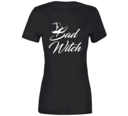 Bad Witch Funny Halloween Party Womens Premium Ladies T Shirt Bad Witch Funny Halloween Party Womens Premium Ladies T Shirt
